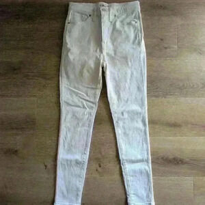 Madewell 10" High Rise Skinny Jeans White